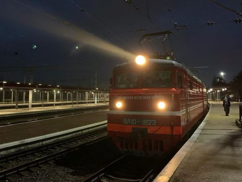 Первый поезд в Севастополе